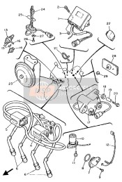 904643004000, Clamp, Yamaha, 2