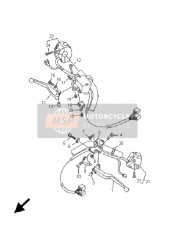 4TR839720100, Switch, Handle 4, Yamaha, 1