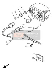 90201105J400, Washer, Plate, Yamaha, 0