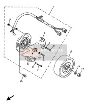 976070410800, Screw,  Pan Head With Washer, Yamaha, 0