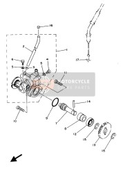 10V131780100, Gear, Pump Drive, Yamaha, 2