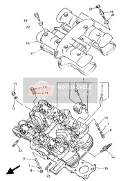 90201080L700, Washer, Plate, Yamaha, 3