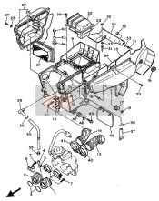 3TB144510200, Element, Luftfilter, Yamaha, 1