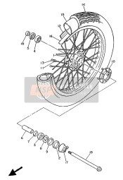 Roue avant