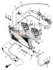 901100614200, Bolt, Hexagon Socket Head, Yamaha, 3