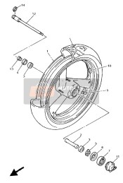 Roue avant