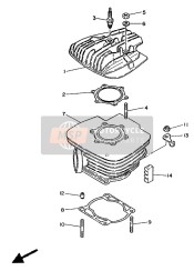 947010011100, Bougie BR6ES, Yamaha, 0