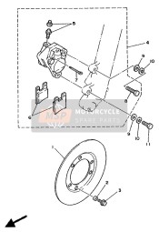 970170802500, Lagerpen, Yamaha, 3