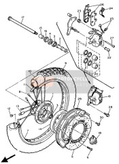 Roue avant