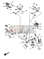 958171002500, Bolt, Flange, Yamaha, 3