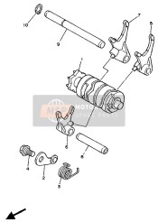 3BN185350000, Bar, Shift Fork Guide 2, Yamaha, 1