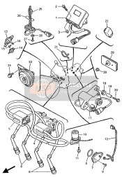 3GM857520300, Sender Unit Assy, Fuel Meter, Yamaha, 1