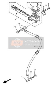 Front Master Cylinder (For FI)