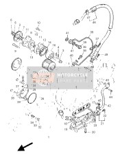 3GW134640100, Tubo Olio, Yamaha, 0