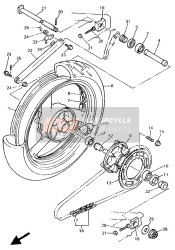 Roue arrière