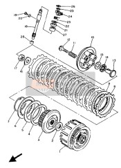 4BR163400000, Push Lever Assy, Yamaha, 0