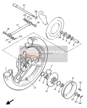 Roue arrière