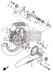 Roue arrière