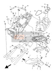 36P2115J0000, Supporto, Portacasco, Yamaha, 0