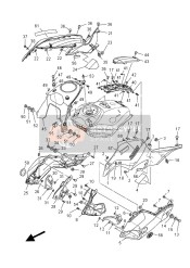 1WS2412900P6, Cache Laterale, Yamaha, 0