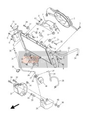 1RC124670000, Griglia Radiatore, Yamaha, 1