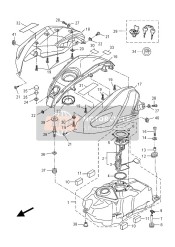 5JHF62940000, Mutter 1, Yamaha, 4