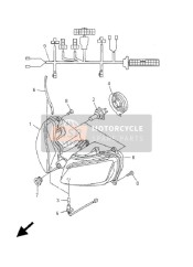 5JJ843450000, Tampone, Faro            YZF-R1, Yamaha, 0