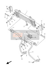 4HM134631100, Cover, Oil Cooler, Yamaha, 0