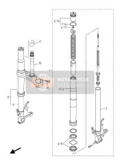 2KS231E00000, Fork Seal Cover Kit, Yamaha, 0