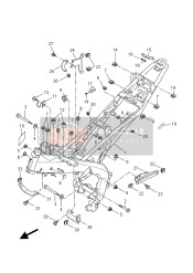 5D7F117J0000, Stay Relay, Yamaha, 2