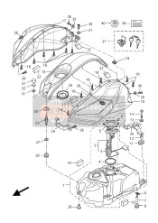 5D7F413901P8, Cover, Side 2, Yamaha, 1