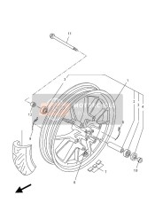 Roue avant (MNM3-VYR1)