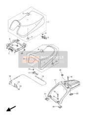 3P62477301PA, Handle, Seat, Yamaha, 0