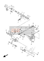 B95181010000, Axe De Selecteur, Yamaha, 0