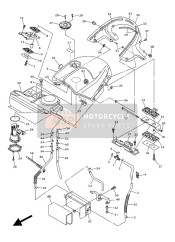 3P6YK24100P5, Fuel Tank Comp., Yamaha, 0