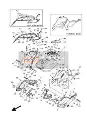 1WS2413900P8, Cover, Kant 2, Yamaha, 0