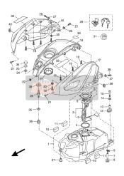 5D7F412910P3, Cache Laterale, Yamaha, 0