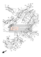 B04XF17100P2, Cover,  Side 1, Yamaha, 0