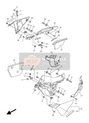 2CRW284N30P5, COVER2,  Assy, Yamaha, 2