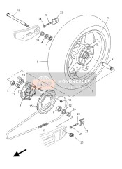 Roue arrière