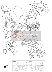 13S2117V00P0, Couvercle 7, Yamaha, 2