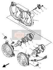 Alternatieve koplamp (SWE & CH)