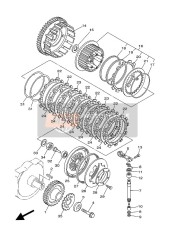 1FK163340000, Spring, Clutch 2, Yamaha, 2