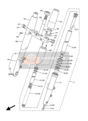 1D7231361100, Tube, Outer (Right), Yamaha, 0