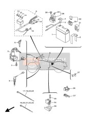 1D7825300100, Stop Switch Assy, Yamaha, 2