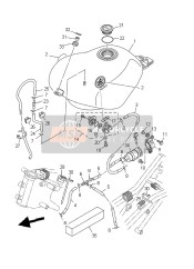 69J243780000, Tubo, Raccordo 3, Yamaha, 0