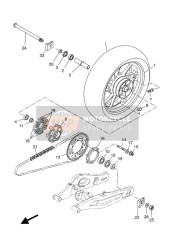 Roue arrière