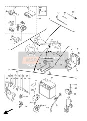 BS5W82501000, Hoofd Sw. Immobilizer Kit, Yamaha, 0