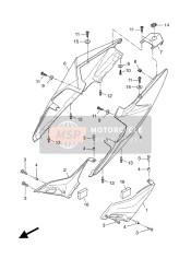 5D7F173100P4, Cover, Side 3, Yamaha, 0