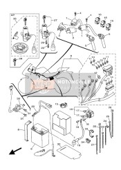 BR5H25900000, Faisceau De Fils Com, Yamaha, 0